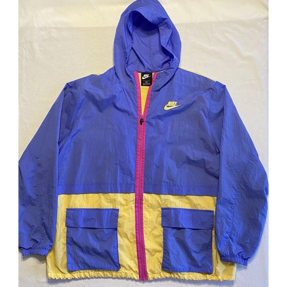 Nike Icon Clash Hooded Retro Windbreaker 2X Full Zip Jacket.